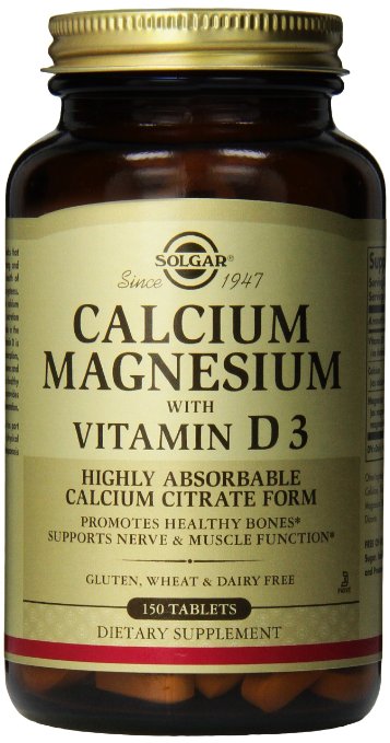 You are currently viewing Solgar Calcium Magnesium with Vitamin D3