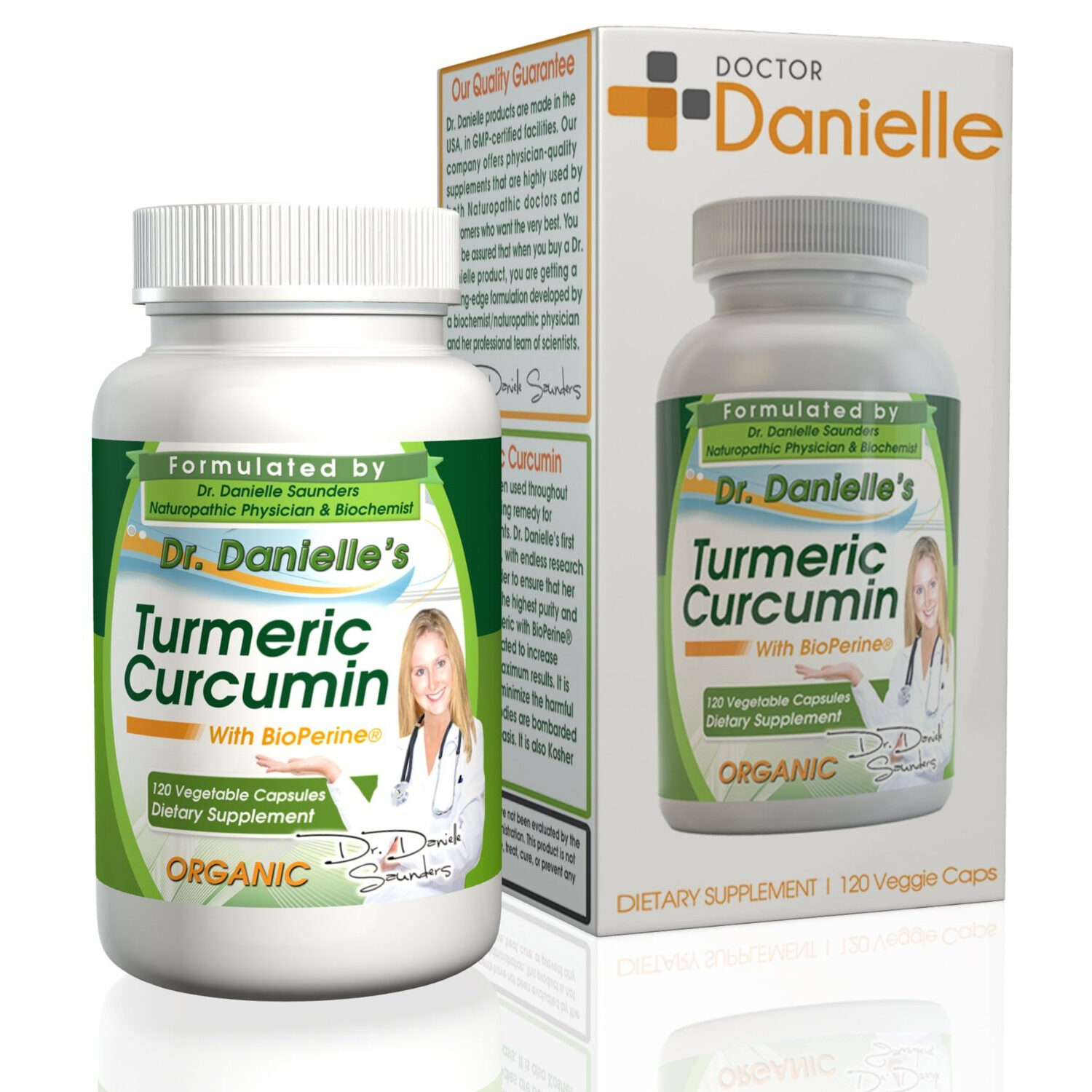 Dr. Danielle's Turmeric Curcumin with Bioperinerevised